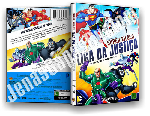 Dc Super Vilões - Liga Da Justiça - Mentores Do Crime - D1