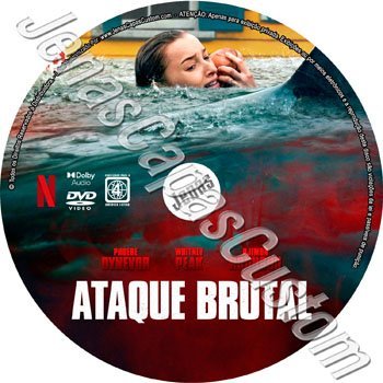 Label DVD Ataque Brutal