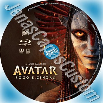 Label Blu-ray Avatar - Fogo E Cinzas