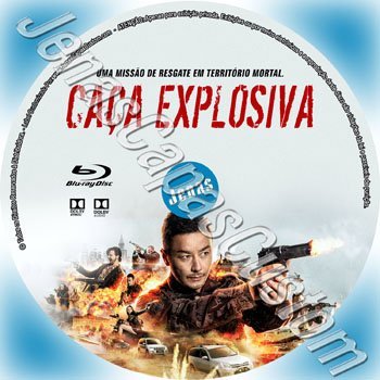 Label Blu-ray Caça Explosiva