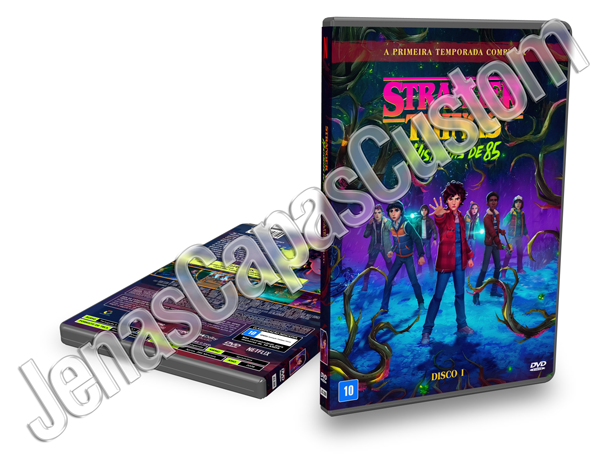 Capa DVD Stranger Things - Histórias De 85 - 1ª Temporada