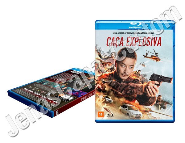 Capa Blu-ray Caça Explosiva