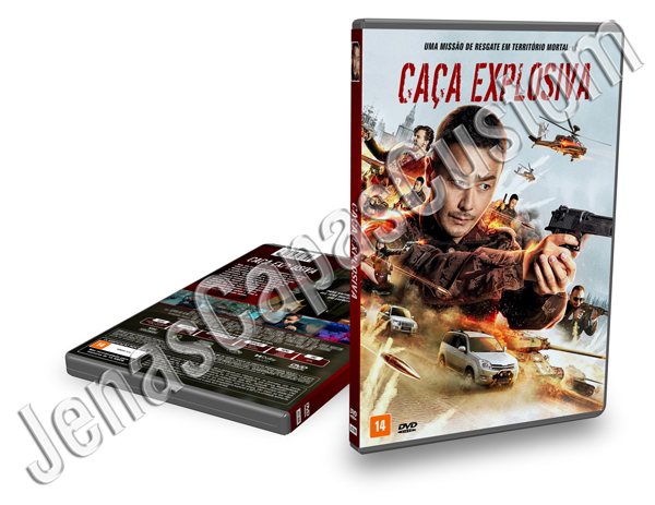 Capa DVD Caça Explosiva