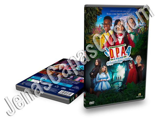 Capa DVD Detetives Do Prédio Azul 4 - O Filme - O Fantástico Reino De Ondion