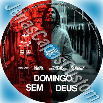 Label Blu-ray Domingo Sem Deus