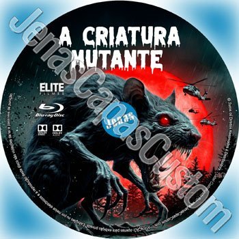 Label Blu-ray A Criatura Mutante