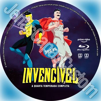 Label Blu-ray Invencível - 4ª Temporada