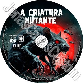 Label DVD A Criatura Mutante