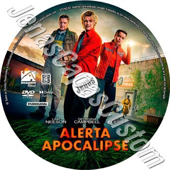 Label DVD Alerta Apocalipse