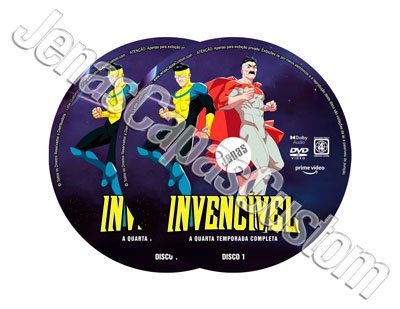 Label DVD Invencível - 4ª Temporada