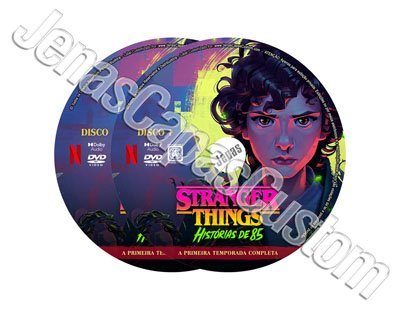 Label DVD Stranger Things - Histórias De 85 - 1ª Temporada