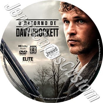 Label DVD O Retorno De Davy Crockett