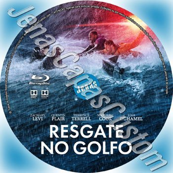 Label Blu-ray Resgate No Golfo