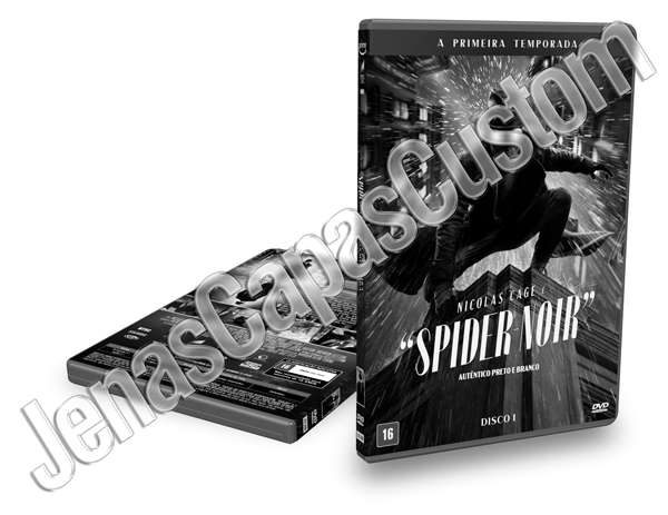 Capa DVD Spider-Noir - 1ª Temporada Preto e Branco
