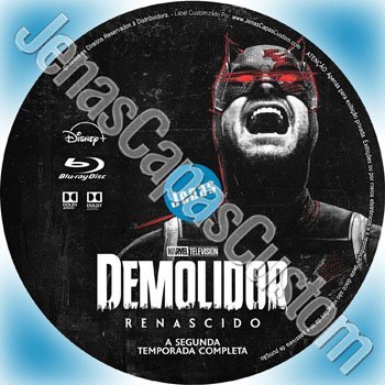 Label Blu-ray Demolidor - Renascido - 2ª Temporada