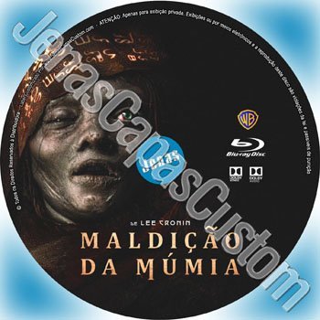 Label Blu-ray Maldição Da Múmia