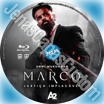 Label Blu-ray Marco - Justiça Implacável
