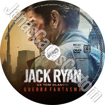Label DVD Jack Ryan De Tom Clancy - Guerra Fantasma