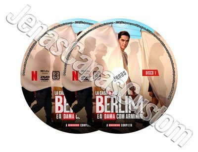 Label DVD La Casa De Papel - Berlin E A Dama Com Arminho - 1ª Temporada