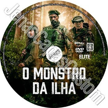 Label DVD O Monstro Da Ilha