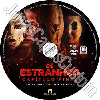 Label DVD Os Estranhos - Capítulo Final