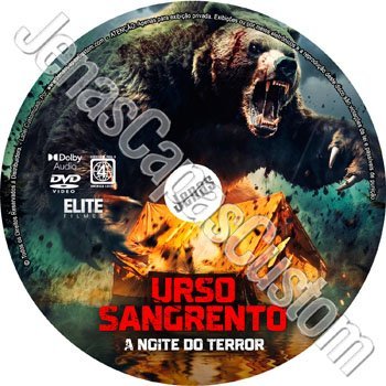 Label DVD Urso Sangrento - A Noite Do Terror