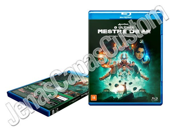 Capa Blu-ray Avatar - O Último Mestre Do Ar - 2ª Temporada