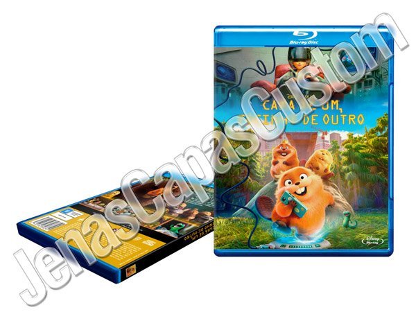 Capa Blu-ray Cara De Um, Focinho De Outro