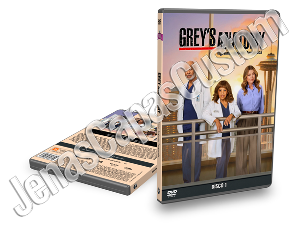 Capa DVD Grey's Anatomy - 22ª Temporada