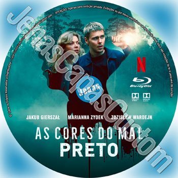 Label Blu-ray As Cores Do Mal - Preto