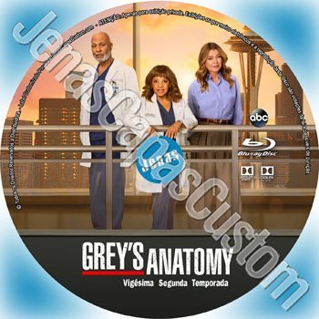 Label Blu-ray Grey's Anatomy - 22ª Temporada