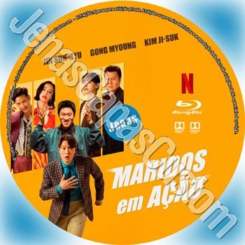 Label Blu-ray Maridos Em Ação