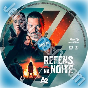 Label Blu-ray Reféns Na Noite