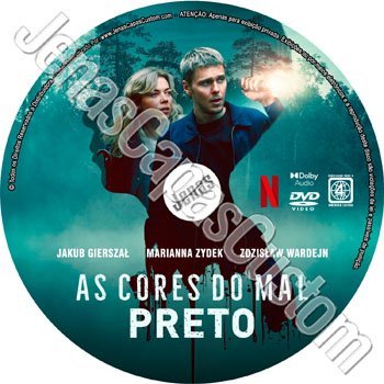 Label DVD As Cores Do Mal - Preto