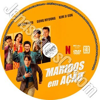 Label DVD Maridos Em Ação