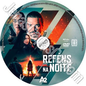 Label DVD Reféns Na Noite