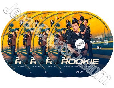 Label DVD The Rookie - 8ª Temporada