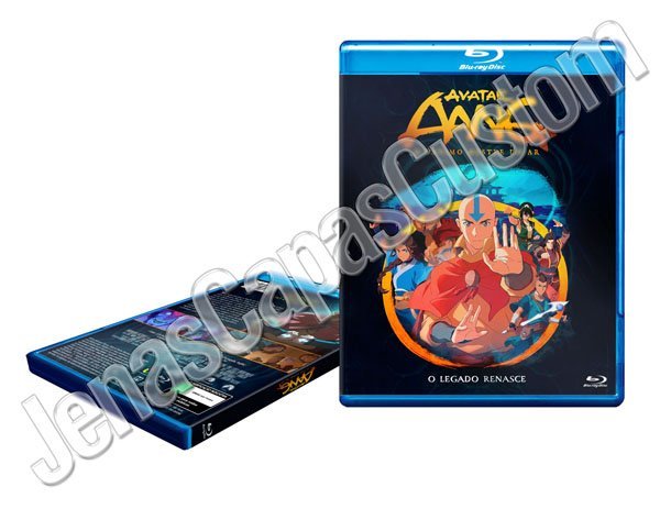 Capa Blu-ray Avatar Aang - O Último Mestre Do Ar