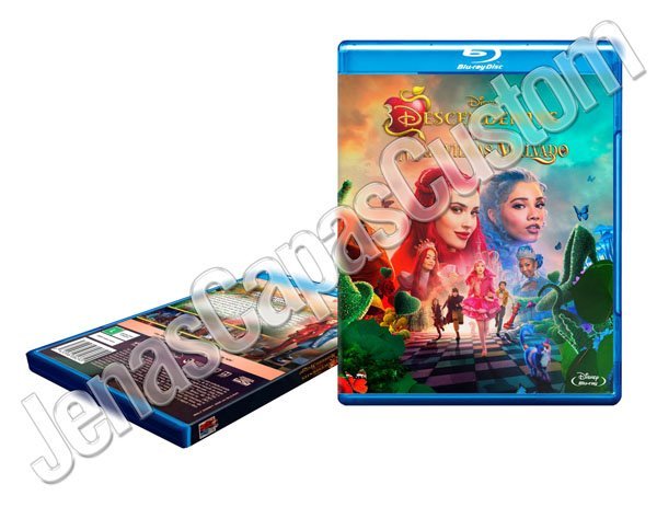 Capa Blu-ray Descendentes - País Das Maravilhas Malvado