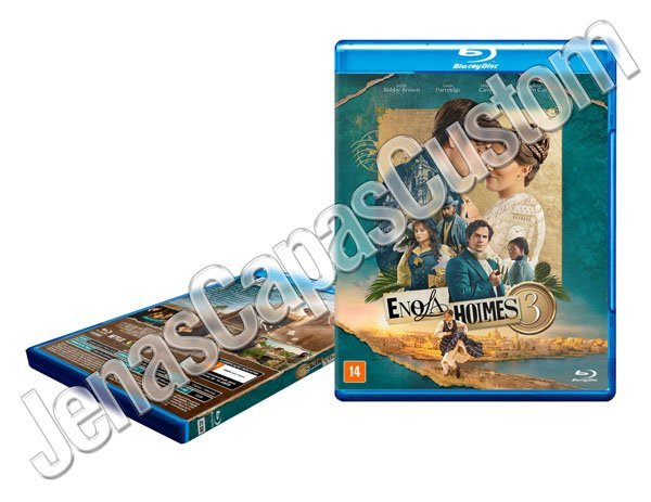 Capa Blu-ray Enola Holmes 3