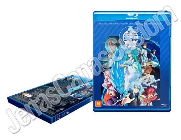 Capa Blu-ray That Time I Got Reincarnated As A Slime - O FIlme - Lágrimas Do Mar Azul-Celeste