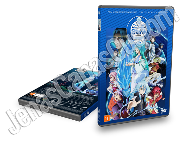 Capa DVD That Time I Got Reincarnated As A Slime - O FIlme - Lágrimas Do Mar Azul-Celeste
