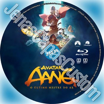 Label Blu-ray Avatar Aang - O Último Mestre Do Ar