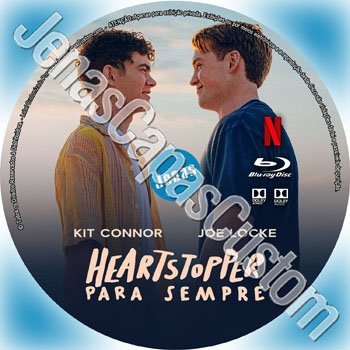 Label Blu-ray Heartstopper Para Sempre