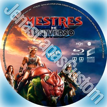 Label Blu-ray Mestres Do Universo