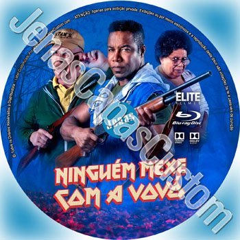 Label Blu-ray Ninguém Mexe Com A Vovó