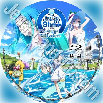 Label Blu-ray That Time I Got Reincarnated As A Slime - O FIlme - Lágrimas Do Mar Azul-Celeste
