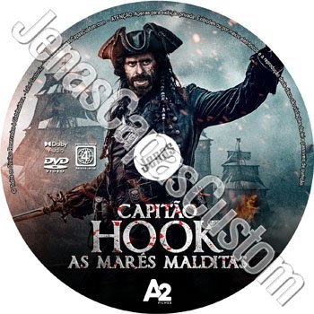Label DVD Capitão Hook - As Marés Malditas