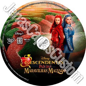 Label DVD Descendentes - País Das Maravilhas Malvado