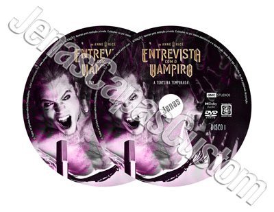 Label DVD Entrevista Com O Vampiro - 3ª Temporada